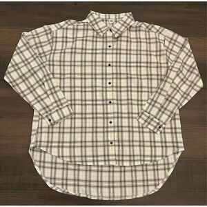 SEW In Love Long Sleeve Plaid Button Up Top